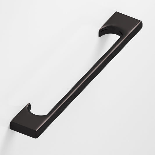 Colonial Bronze 3732 Radiused Rectangular Pull with Scalloped Legs, 3/4 x 3/8 in Cross Section