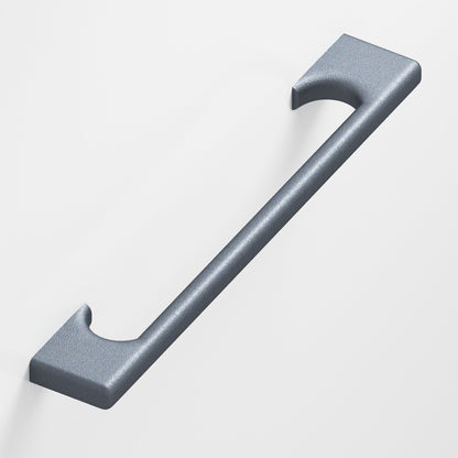 Colonial Bronze 3732 Radiused Rectangular Pull with Scalloped Legs, 3/4 x 3/8 in Cross Section - Frost Chrome™