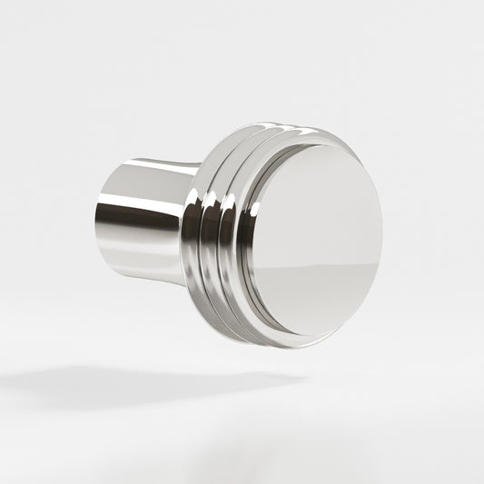 Colonial Bronze 377 Ribbed Round Knob, 1-1/4 in Diameter