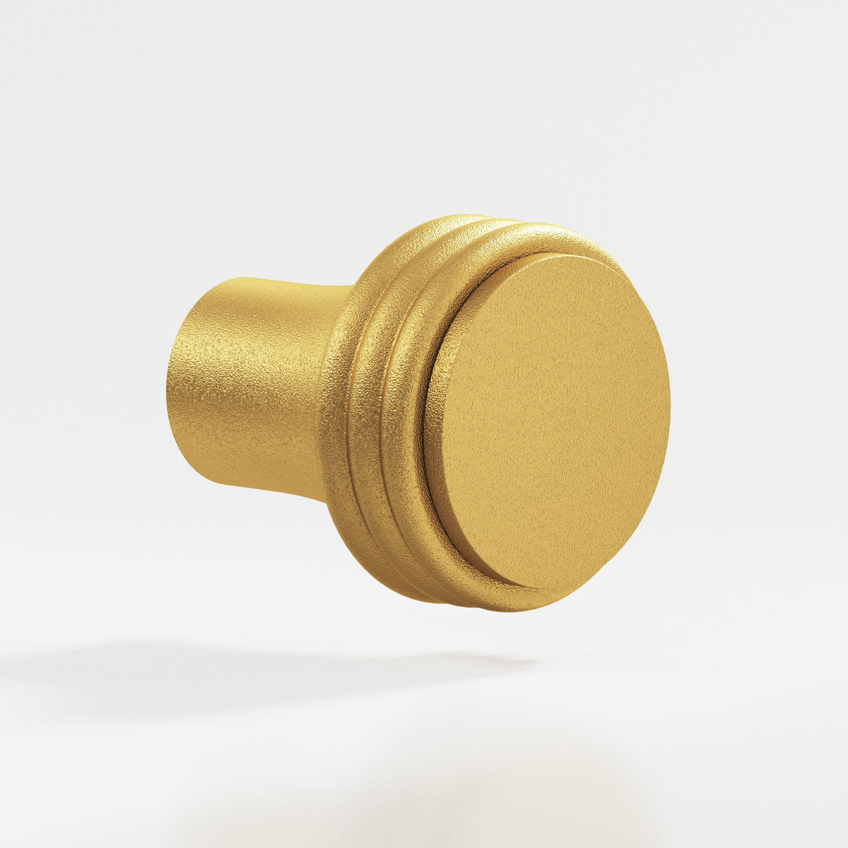 Colonial Bronze 377 Ribbed Round Knob, 1-1/4 in Diameter - Frost Brass™