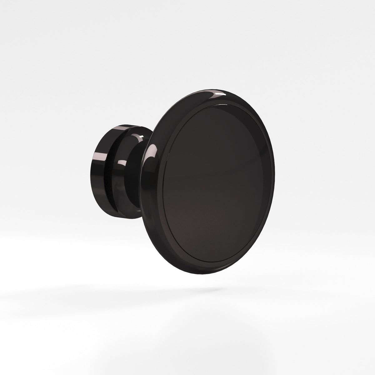 Colonial Bronze 378 Rimmed Disc Knob, 1-1/4 in Diameter