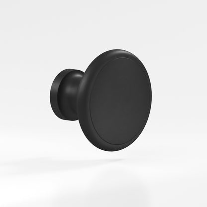 Colonial Bronze 378BB Rimmed Disc Back-to-Back Shower Door Knob Kit, 1-1/4 in Diameter - Matte Satin Black
