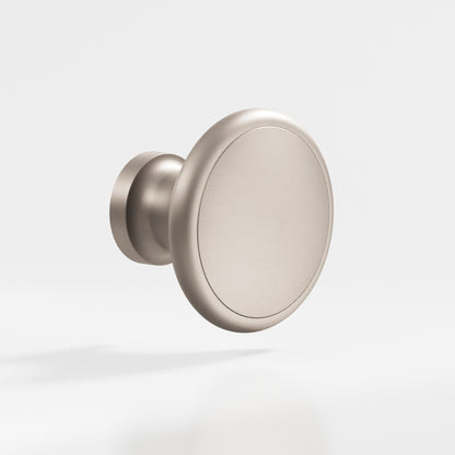 Colonial Bronze 378BB Rimmed Disc Back-to-Back Shower Door Knob Kit, 1-1/4 in Diameter - Matte Satin Nickel