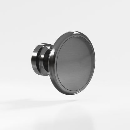 Colonial Bronze 378BB Rimmed Disc Back-to-Back Shower Door Knob Kit, 1-1/4 in Diameter - Graphite