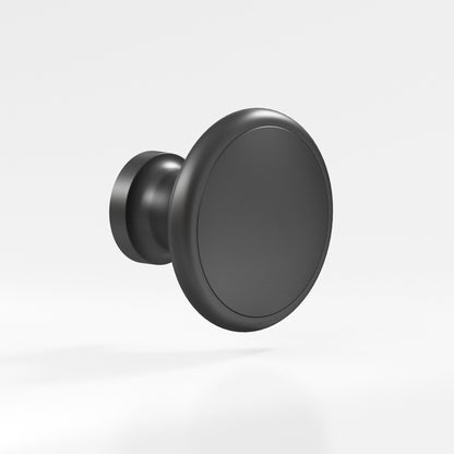 Colonial Bronze 378BB Rimmed Disc Back-to-Back Shower Door Knob Kit, 1-1/4 in Diameter - Matte Graphite