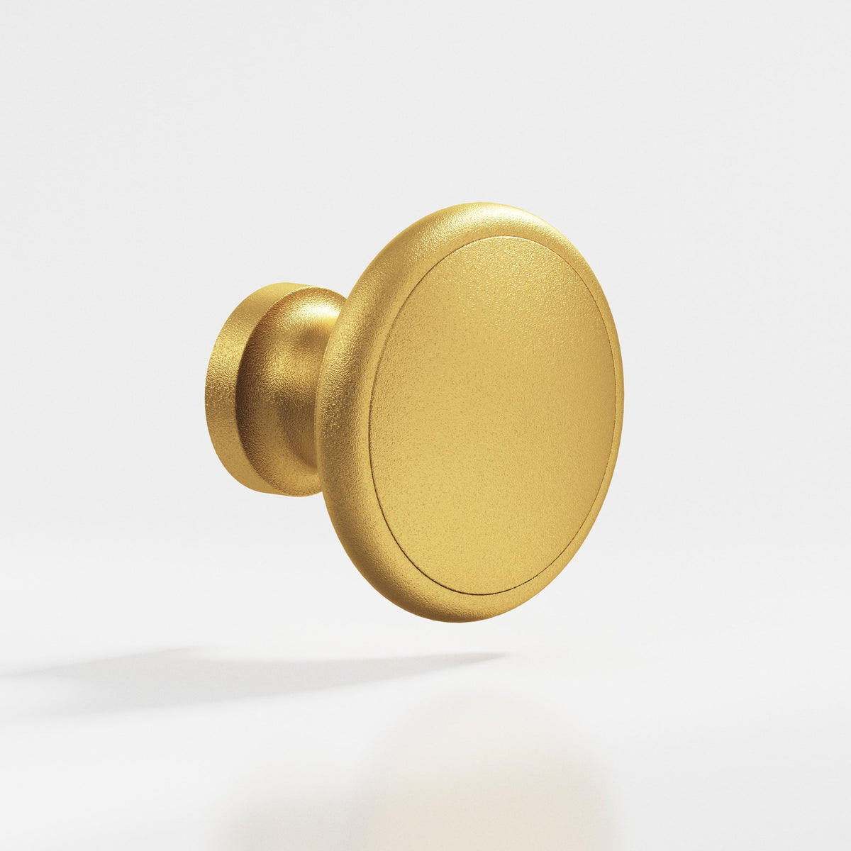 Colonial Bronze 378 Rimmed Disc Knob, 1-1/4 in Diameter - Frost Brass™