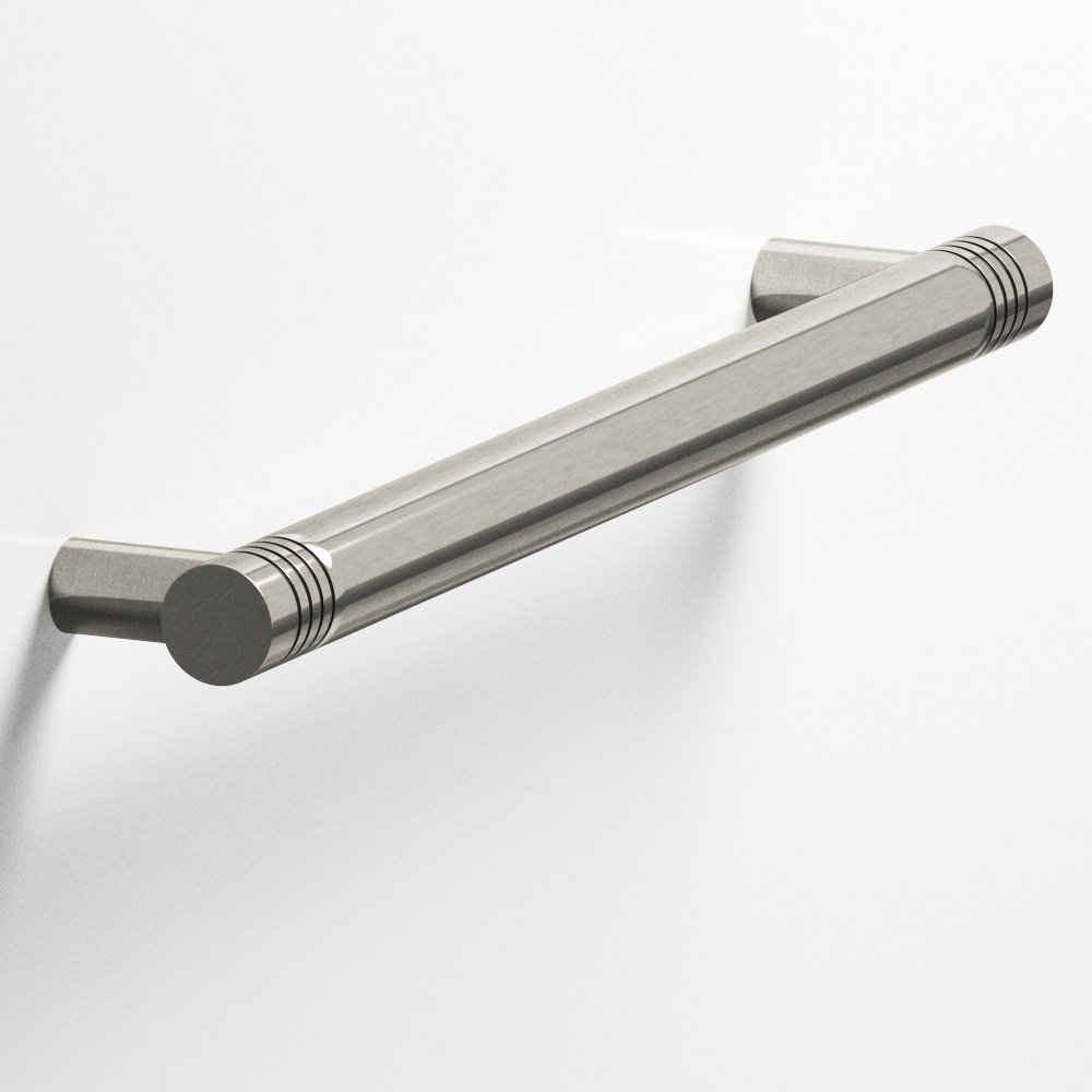 Colonial Bronze 415 Grooved Round Pull with Straight Posts, 3/4 in Diameter - Nickel Stainless
