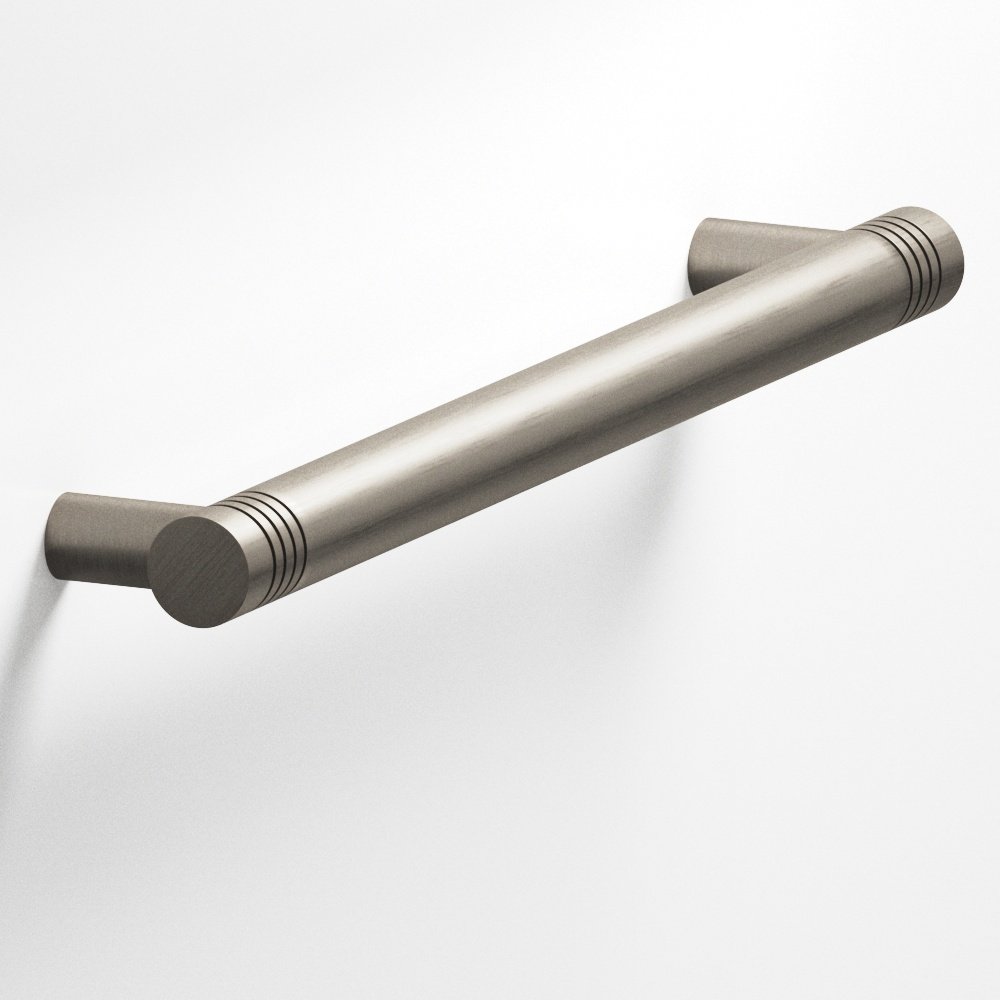 Colonial Bronze 413 Grooved Round Pull with Straight Posts, 1/2 in Diameter - Matte Pewter