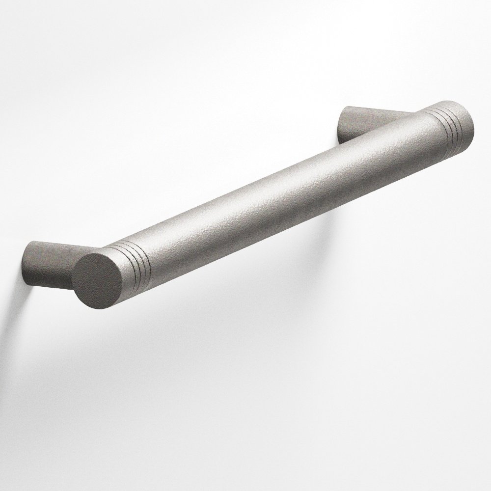 Colonial Bronze 413 Grooved Round Pull with Straight Posts, 1/2 in Diameter - Frost Nickel™