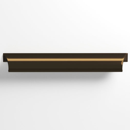 Colonial Bronze 420 Waterfall Knob and Pull with Scalloped Ends