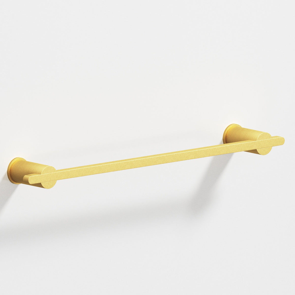 Colonial Bronze 42 Rectangular Towel Bar and Appliance Pull, Partially Encapsulated by Round Posts - Frost Brass™