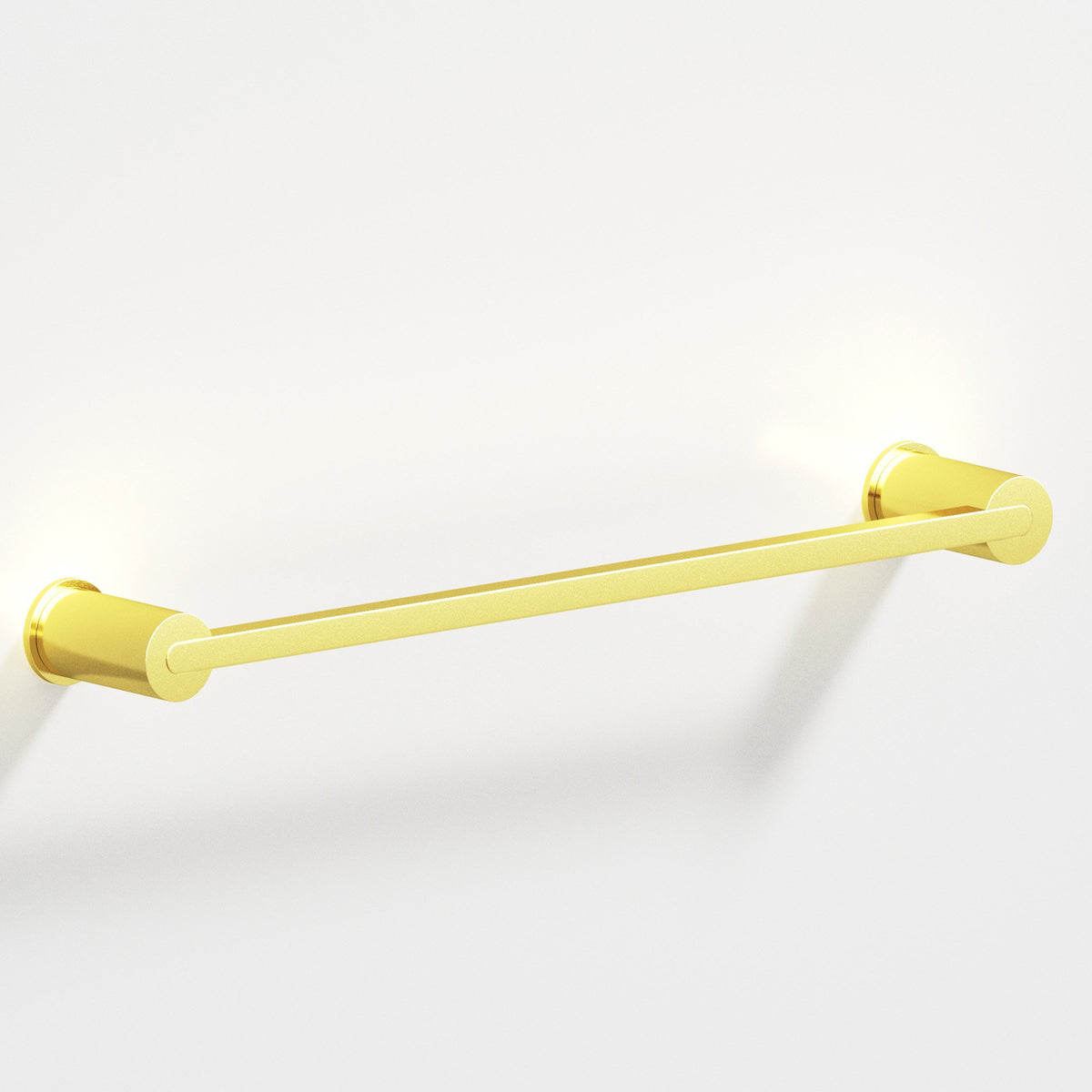 Colonial Bronze 43 Rectangular Towel Bar and Appliance Pull, Fully Encapsulated by Round Posts - French Gold