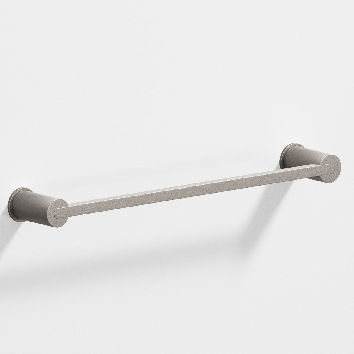 Colonial Bronze 43 Rectangular Towel Bar and Appliance Pull, Fully Encapsulated by Round Posts - Frost Nickel™