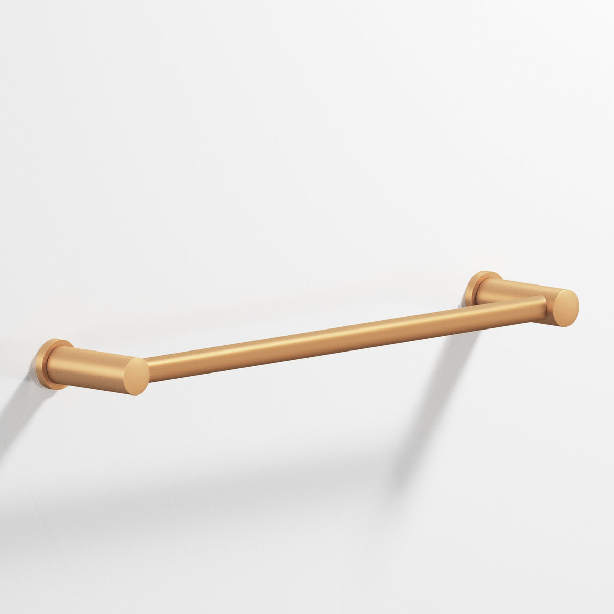 Colonial Bronze 44 Round Towel Bar and Appliance Pull, Fully Encapsulated by Round Posts - Matte Satin Bronze