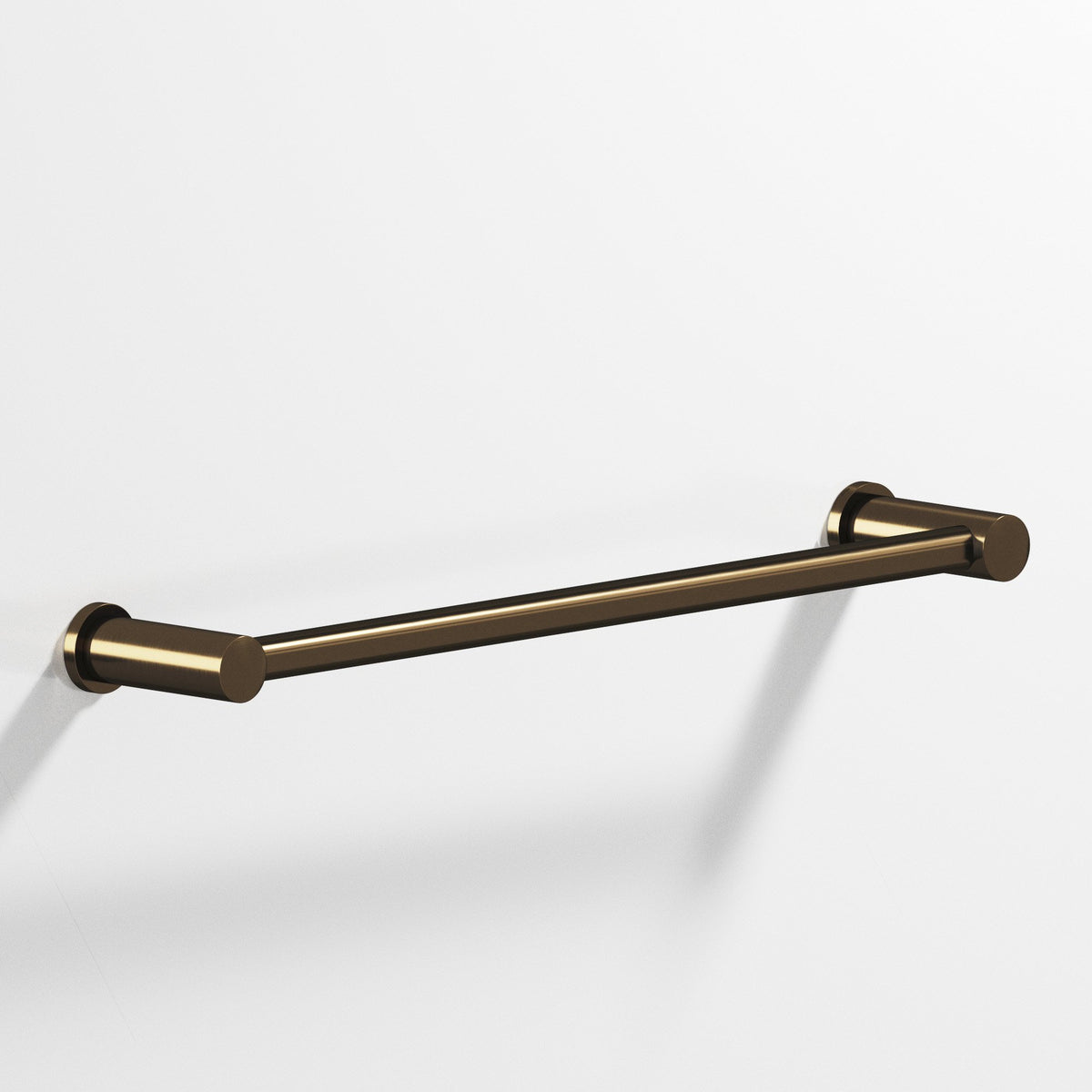 Colonial Bronze 44 Round Towel Bar and Appliance Pull, Fully Encapsulated by Round Posts - Oil Rubbed Bronze
