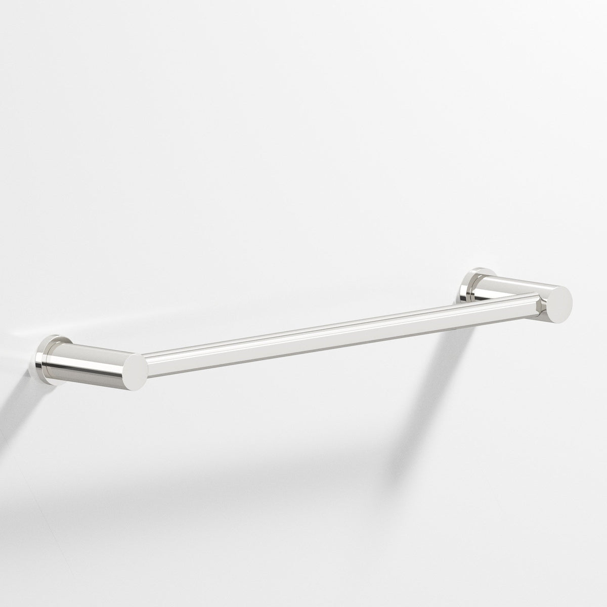 Colonial Bronze 44 Round Towel Bar and Appliance Pull, Fully Encapsulated by Round Posts