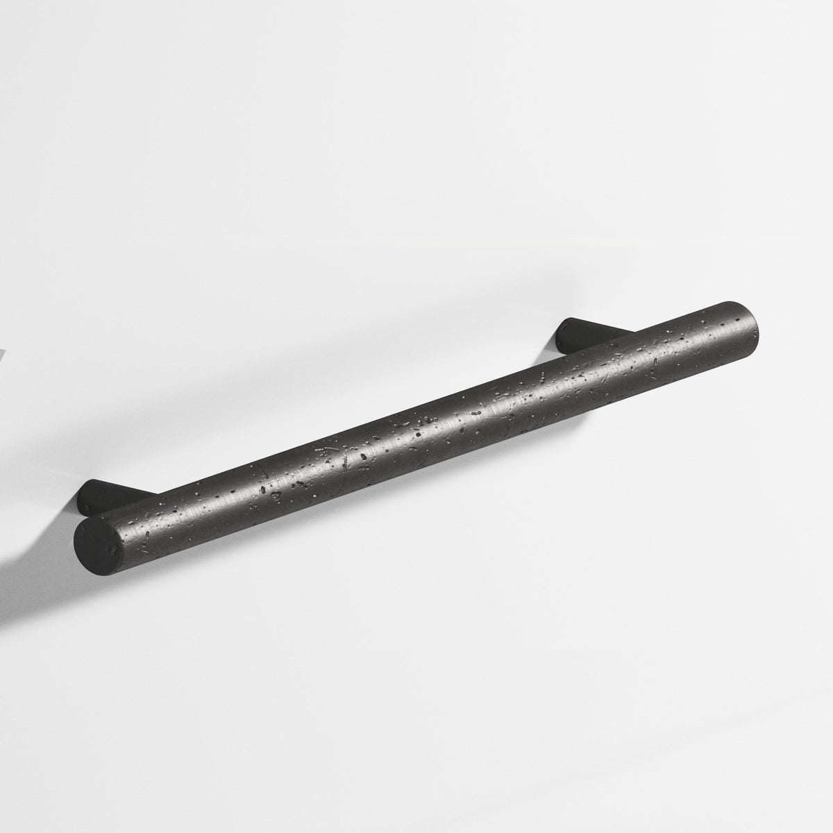 Colonial Bronze 500 Round Pull with Straight Posts, 1/2 in Diameter - Distressed Satin Black