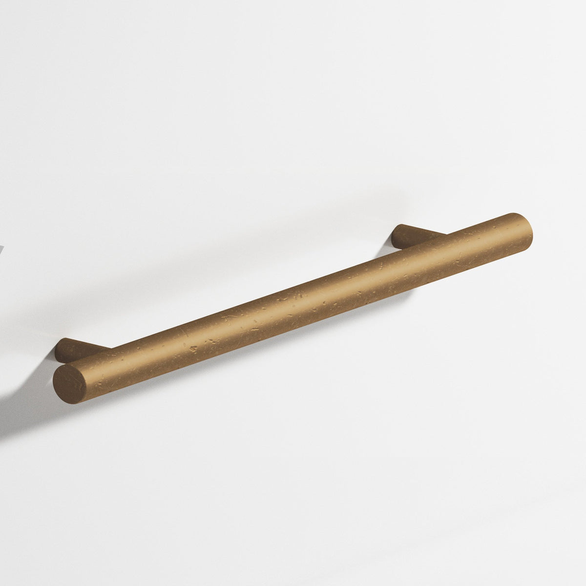 Colonial Bronze 500 Round Pull with Straight Posts, 1/2 in Diameter - Distressed Light Statuary Bronze