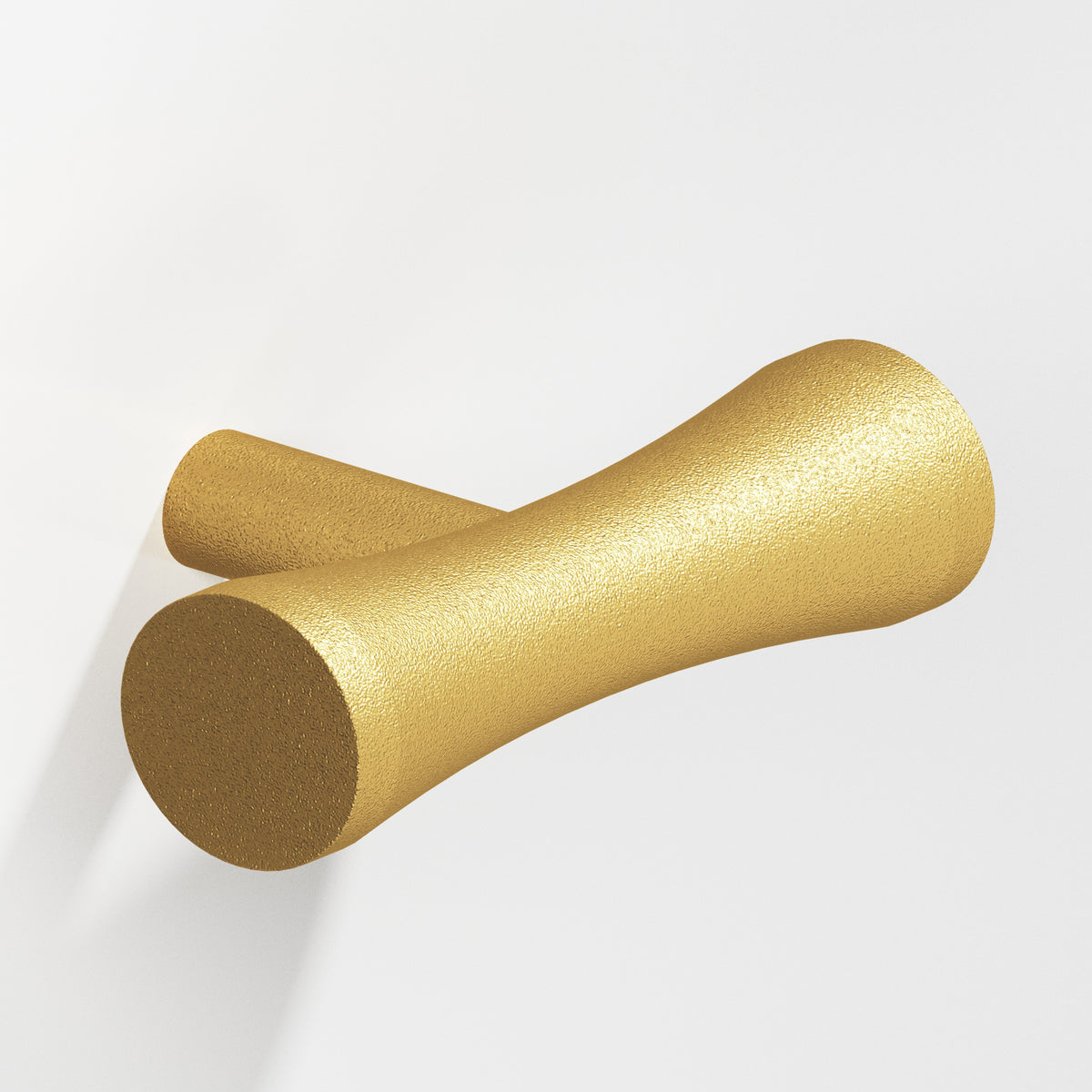 Colonial Bronze 540 Hourglass T-Knob with Straight Post, 2 in - Frost Brass™