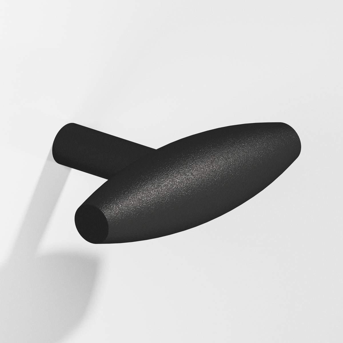Colonial Bronze 541 Cigar T-Knob with Straight Post, 2 in - Frost Black™