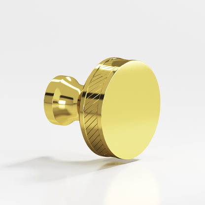 Colonial Bronze 578BB Single-Knurled Sandwich Back-to-Back Shower Door Knob Kit, 1-1/4 in Diameter - French Gold