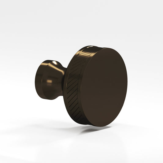 Colonial Bronze 578 Single-Knurled Sandwich Knob, 1-1/4 in Diameter