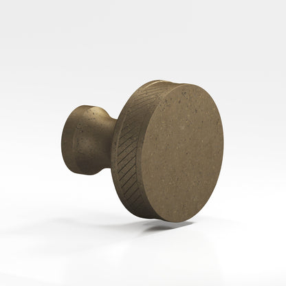 Colonial Bronze 578BB Single-Knurled Sandwich Back-to-Back Shower Door Knob Kit, 1-1/4 in Diameter - Distressed Oil Rubbed Bronze
