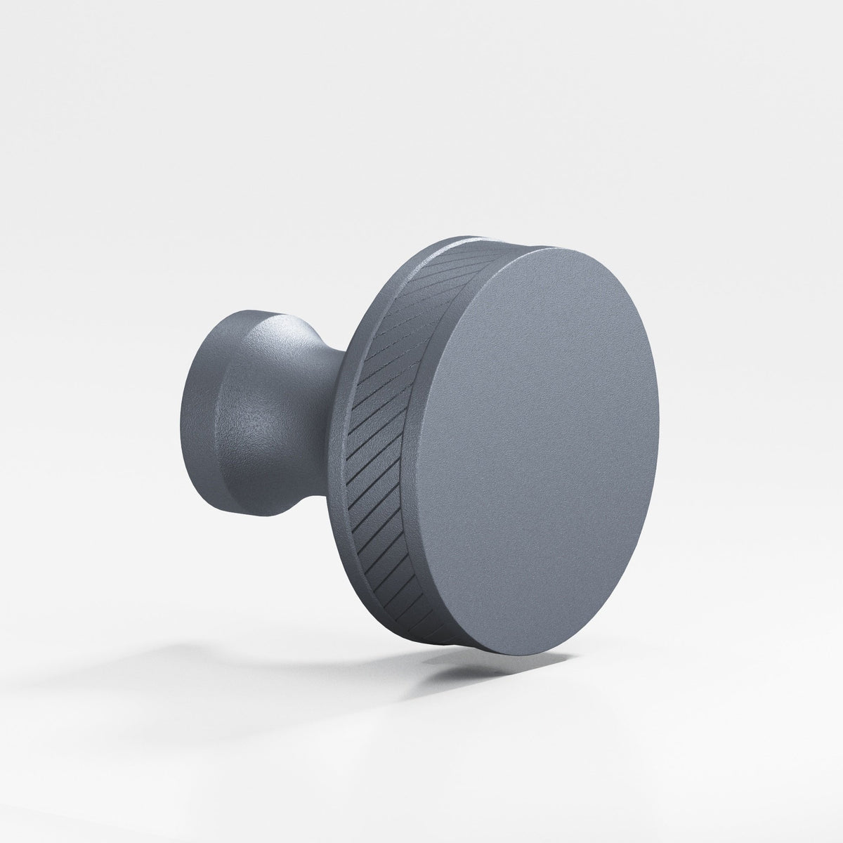 Colonial Bronze 577 Single-Knurled Sandwich Knob, 1 in Diameter - Frost Chrome™