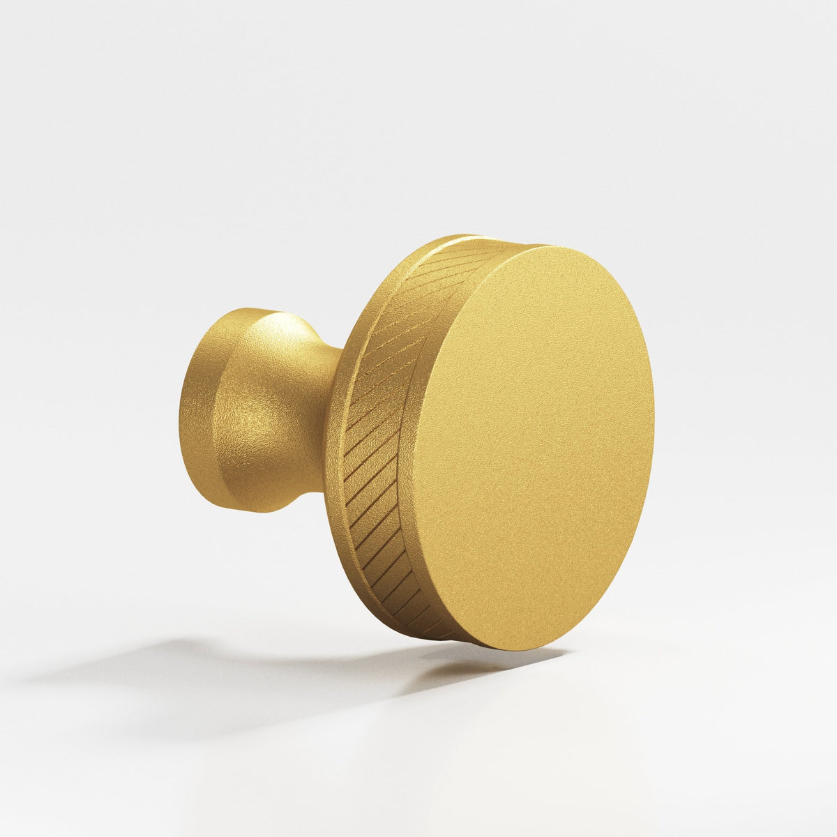 Colonial Bronze 577 Single-Knurled Sandwich Knob, 1 in Diameter - Frost Brass™