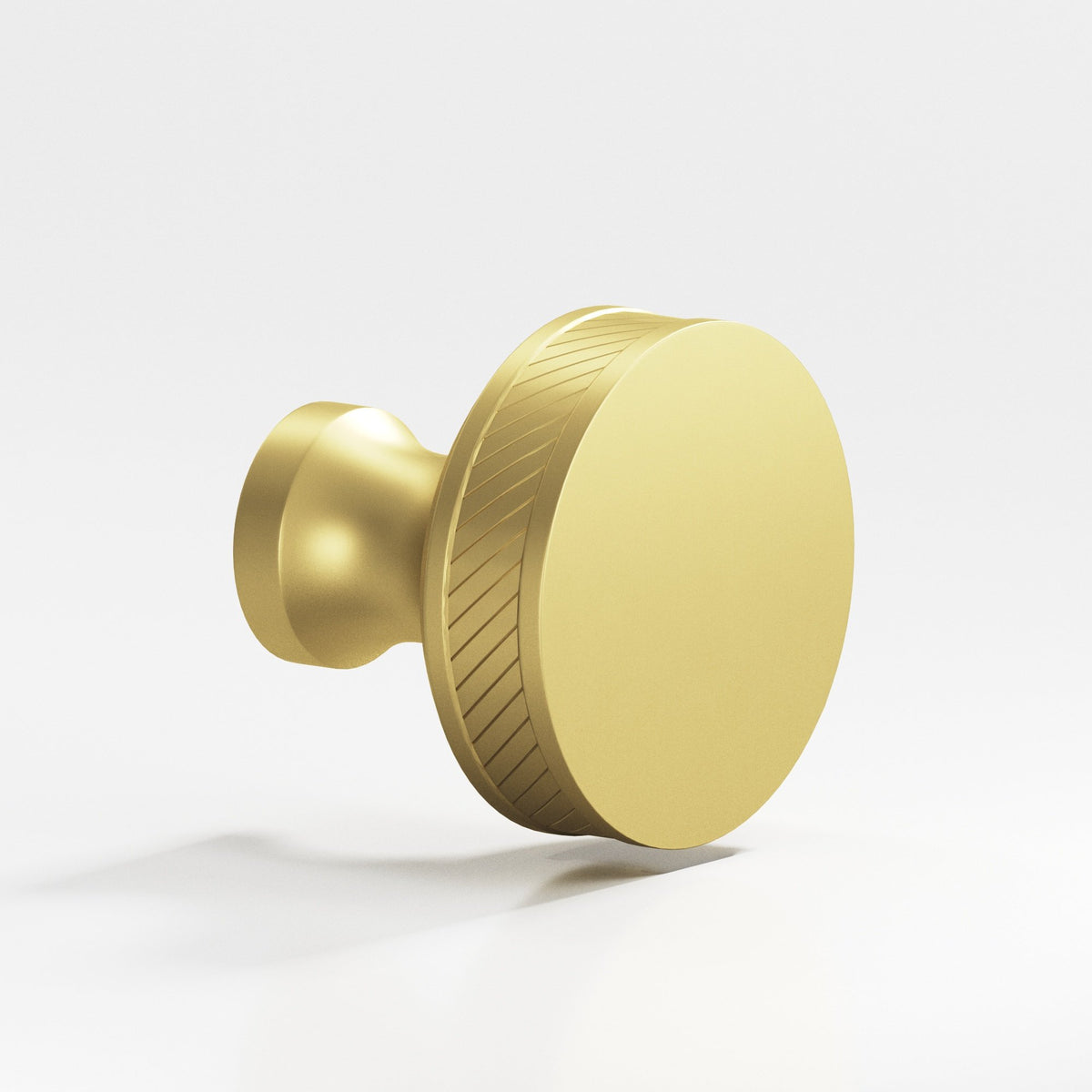 Colonial Bronze 579BB Single-Knurled Sandwich Back-to-Back Shower Door Knob Kit, 1-1/2 in Diameter - Matte Satin Brass