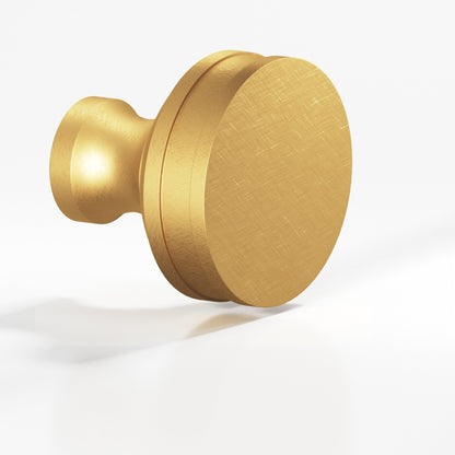 Colonial Bronze 581BB Smooth Sandwich Back-to-Back Shower Door Knob Kit, 1-1/4 in Diameter - Weathered Brass