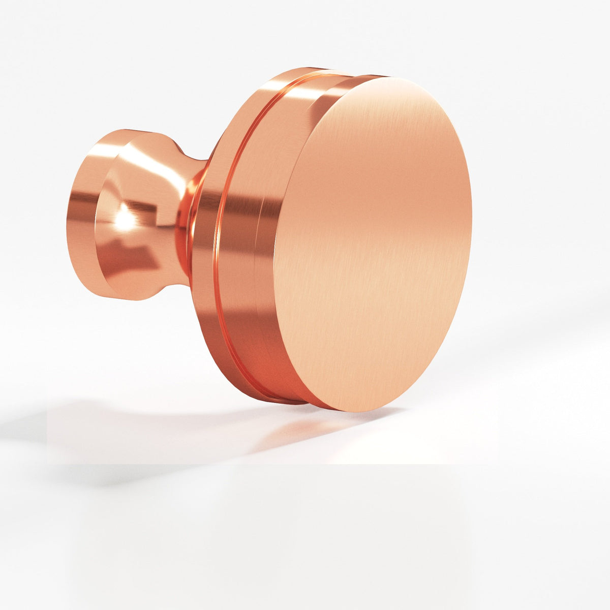Colonial Bronze 582 Smooth Sandwich Knob, 1-1/2 in Diameter - Satin Copper