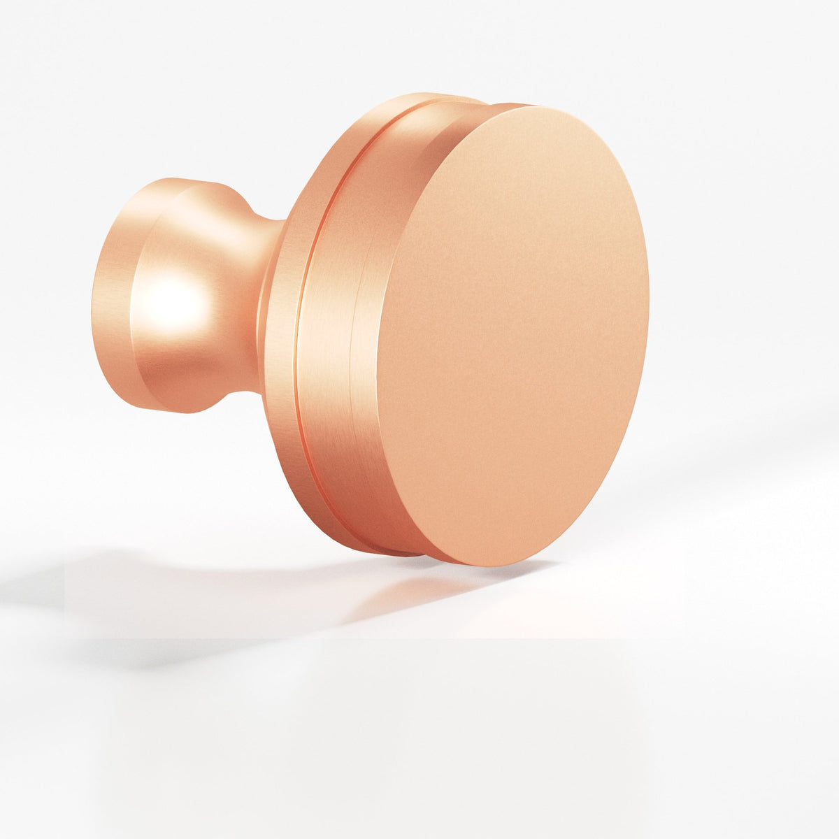 Colonial Bronze 581BB Smooth Sandwich Back-to-Back Shower Door Knob Kit, 1-1/4 in Diameter - Matte Satin Copper