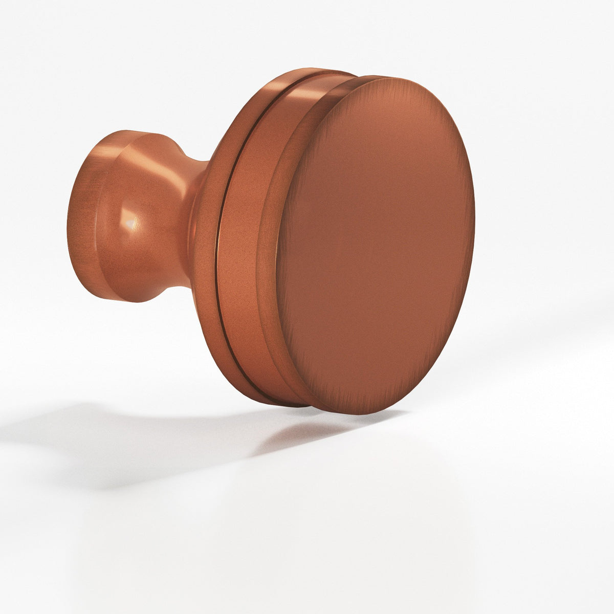 Colonial Bronze 581 Smooth Sandwich Knob, 1-1/4 in Diameter - Matte Antique Copper