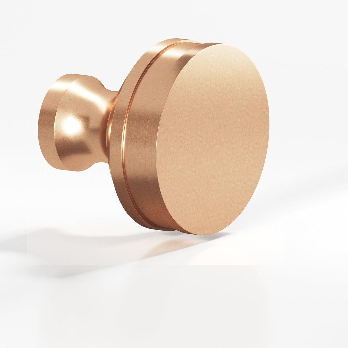 Colonial Bronze 580 Smooth Sandwich Knob, 1 in Diameter - Satin Bronze