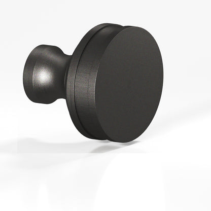 Colonial Bronze 582BB Smooth Sandwich Back-to-Back Shower Door Knob Kit, 1-1/2 in Diameter - Frost Black™