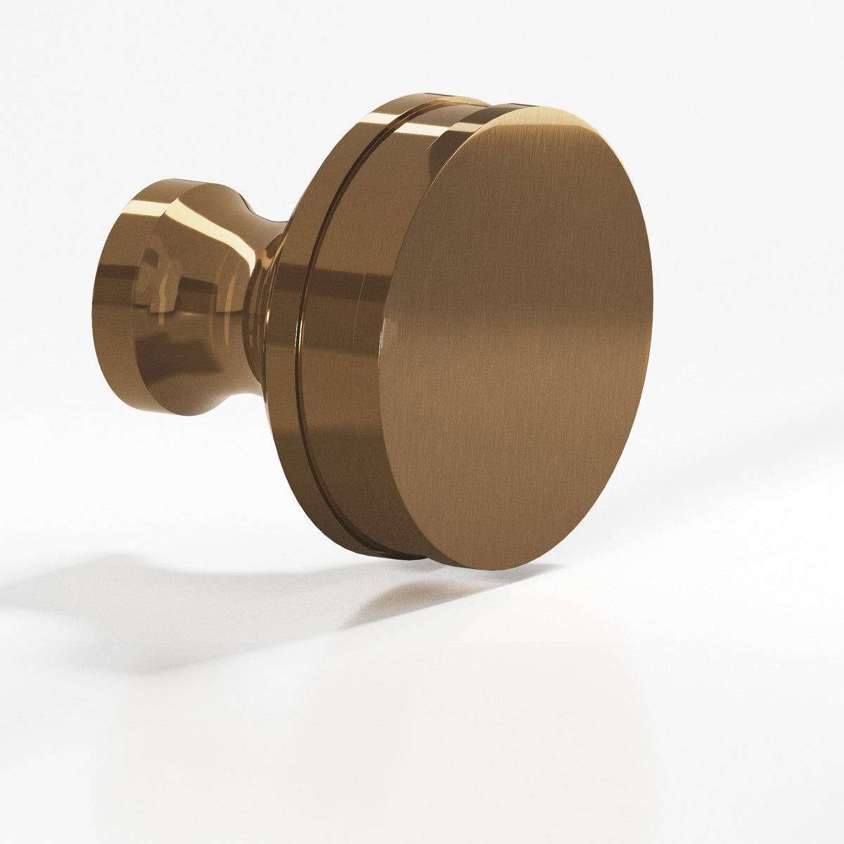 Colonial Bronze 581 Smooth Sandwich Knob, 1-1/4 in Diameter - Light Statuary Bronze
