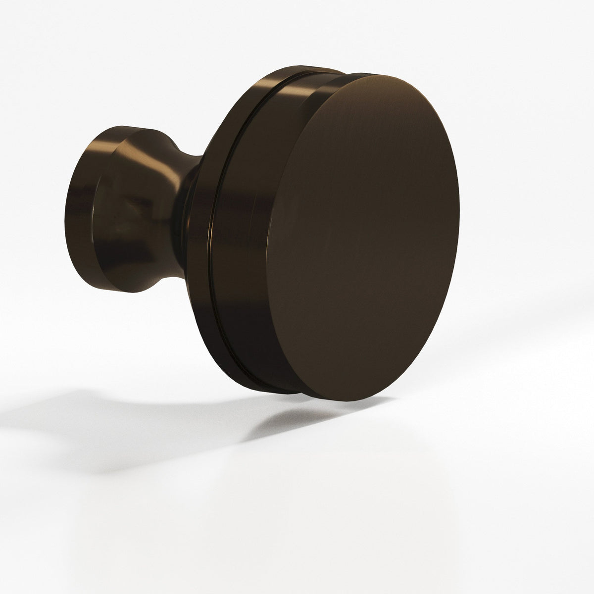 Colonial Bronze 580 Smooth Sandwich Knob, 1 in Diameter - Oil Rubbed Bronze