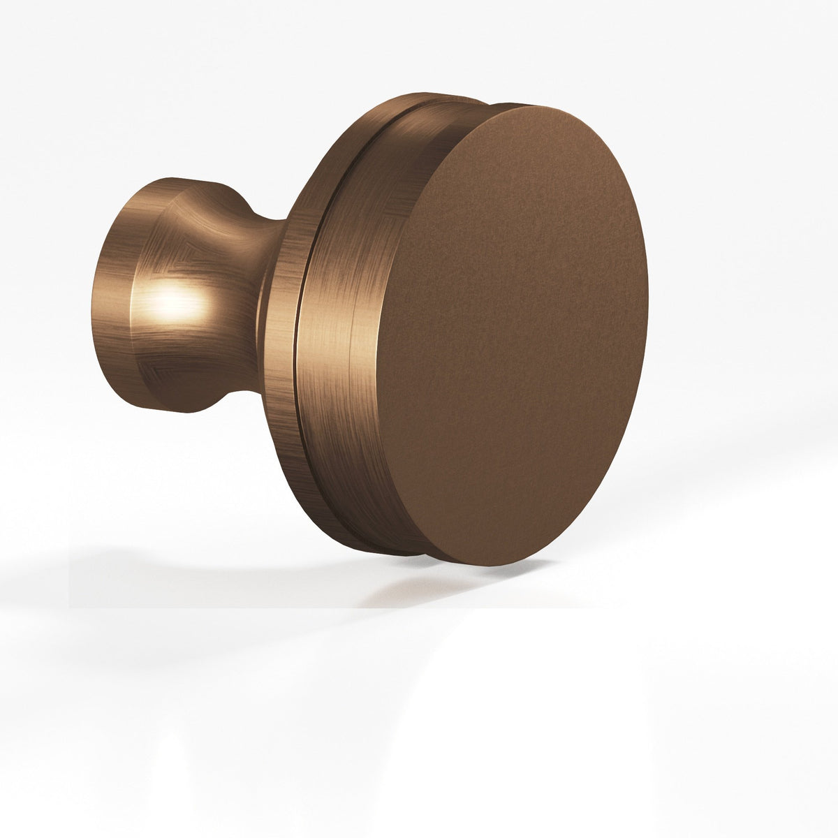 Colonial Bronze 580 Smooth Sandwich Knob, 1 in Diameter - Matte Oil Rubbed Bronze