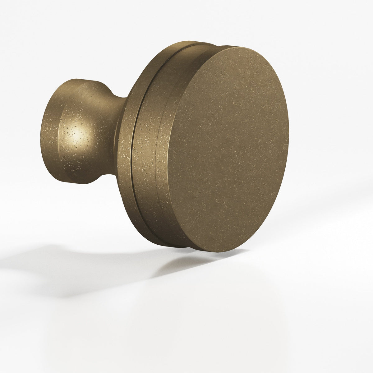 Colonial Bronze 580 Smooth Sandwich Knob, 1 in Diameter - Distressed Oil Rubbed Bronze