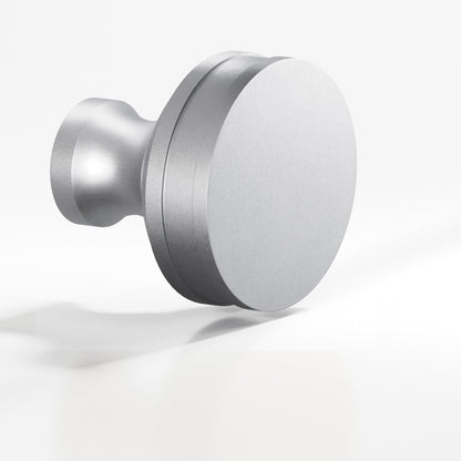 Colonial Bronze 581BB Smooth Sandwich Back-to-Back Shower Door Knob Kit, 1-1/4 in Diameter - Matte Satin Chrome