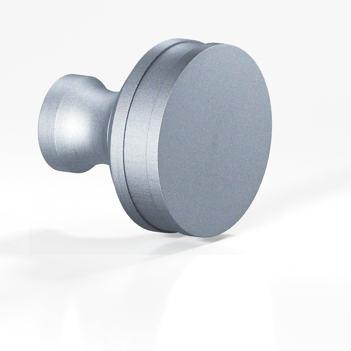 Colonial Bronze 580 Smooth Sandwich Knob, 1 in Diameter - Frost Chrome™