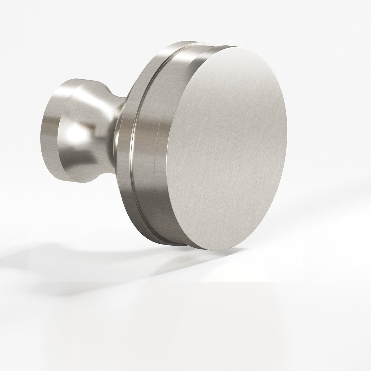 Colonial Bronze 582BB Smooth Sandwich Back-to-Back Shower Door Knob Kit, 1-1/2 in Diameter - Satin Nickel