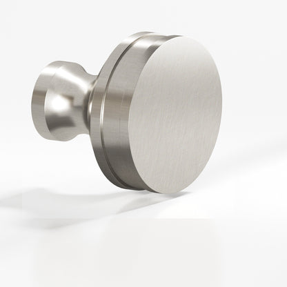 Colonial Bronze 581BB Smooth Sandwich Back-to-Back Shower Door Knob Kit, 1-1/4 in Diameter - Satin Nickel