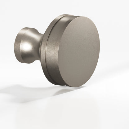 Colonial Bronze 581BB Smooth Sandwich Back-to-Back Shower Door Knob Kit, 1-1/4 in Diameter - Matte Pewter