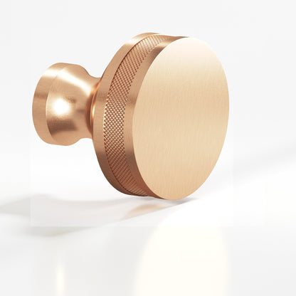 Colonial Bronze 587BB Diamond-Knurled Sandwich Back-to-Back Shower Door Knob Kit, 1-1/4 in Diameter - Satin Bronze