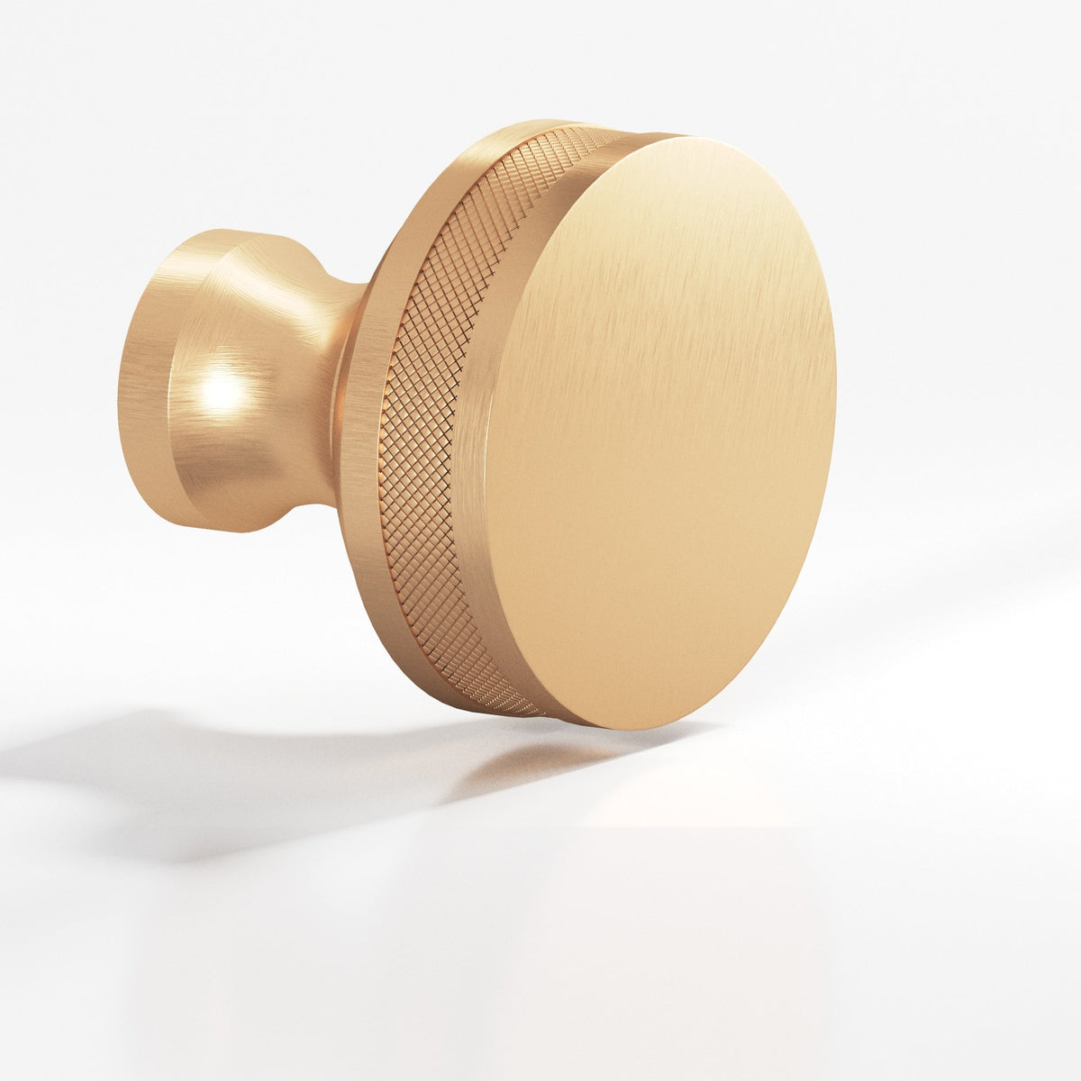 Colonial Bronze 586 Diamond-Knurled Sandwich Knob, 1 in Diameter - Matte Satin Bronze