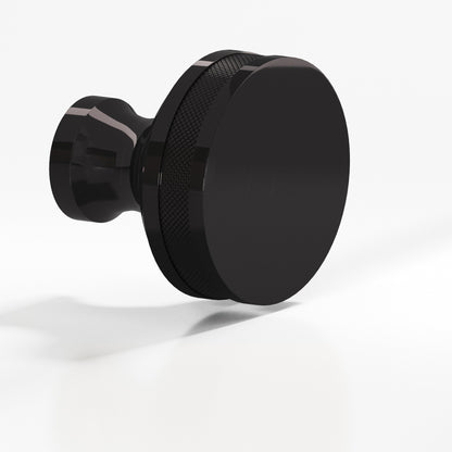 Colonial Bronze 587BB Diamond-Knurled Sandwich Back-to-Back Shower Door Knob Kit, 1-1/4 in Diameter - Satin Black