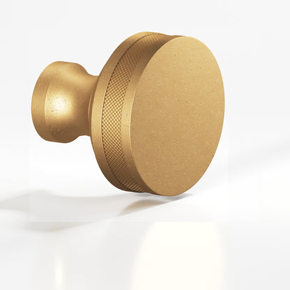 Colonial Bronze 587BB Diamond-Knurled Sandwich Back-to-Back Shower Door Knob Kit, 1-1/4 in Diameter - Distressed Light Statuary Bronze