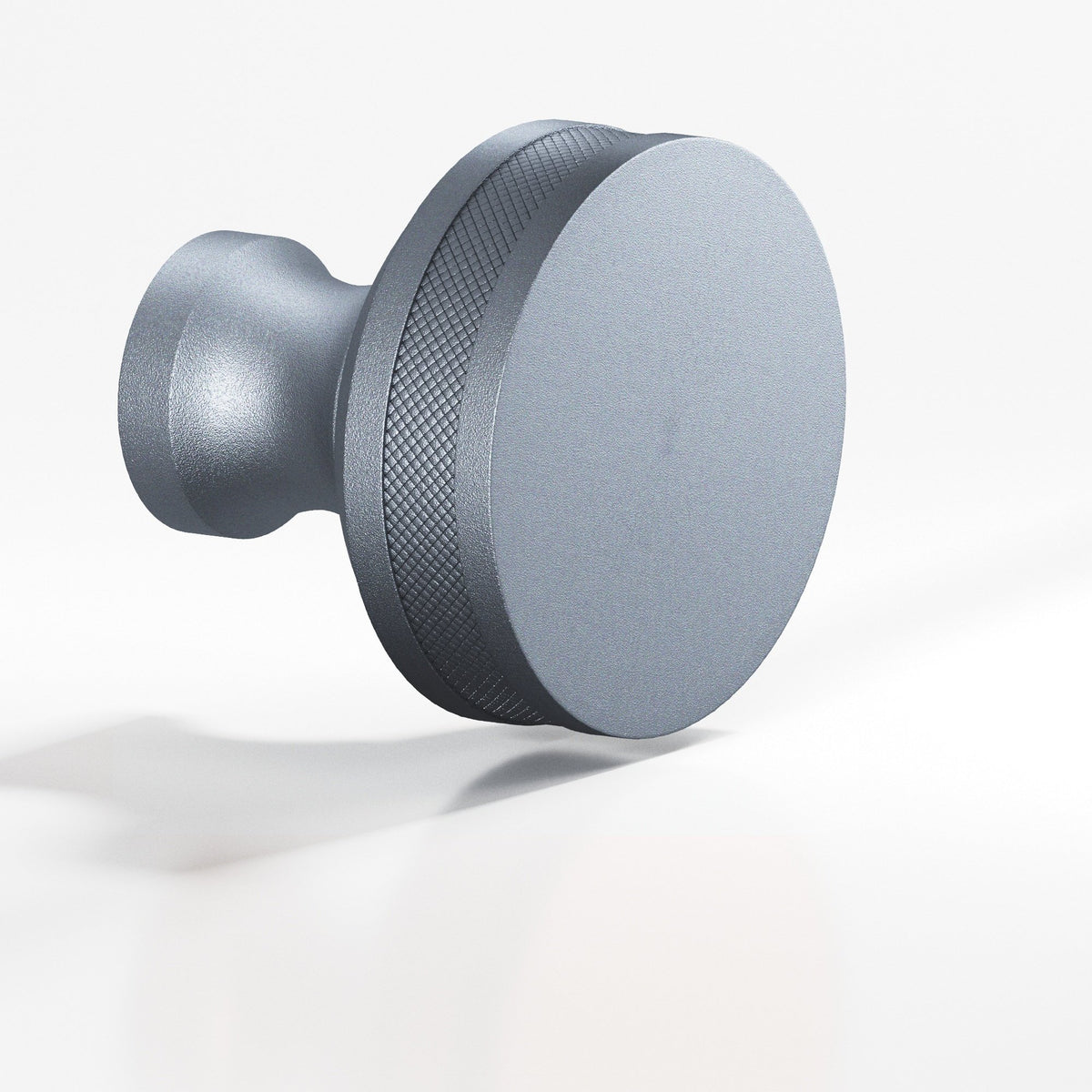 Colonial Bronze 586 Diamond-Knurled Sandwich Knob, 1 in Diameter - Frost Chrome™
